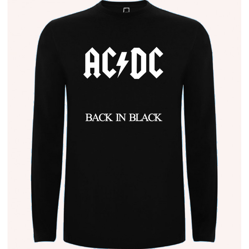 CAMISETA ML AC/DC BACK IN BLACK