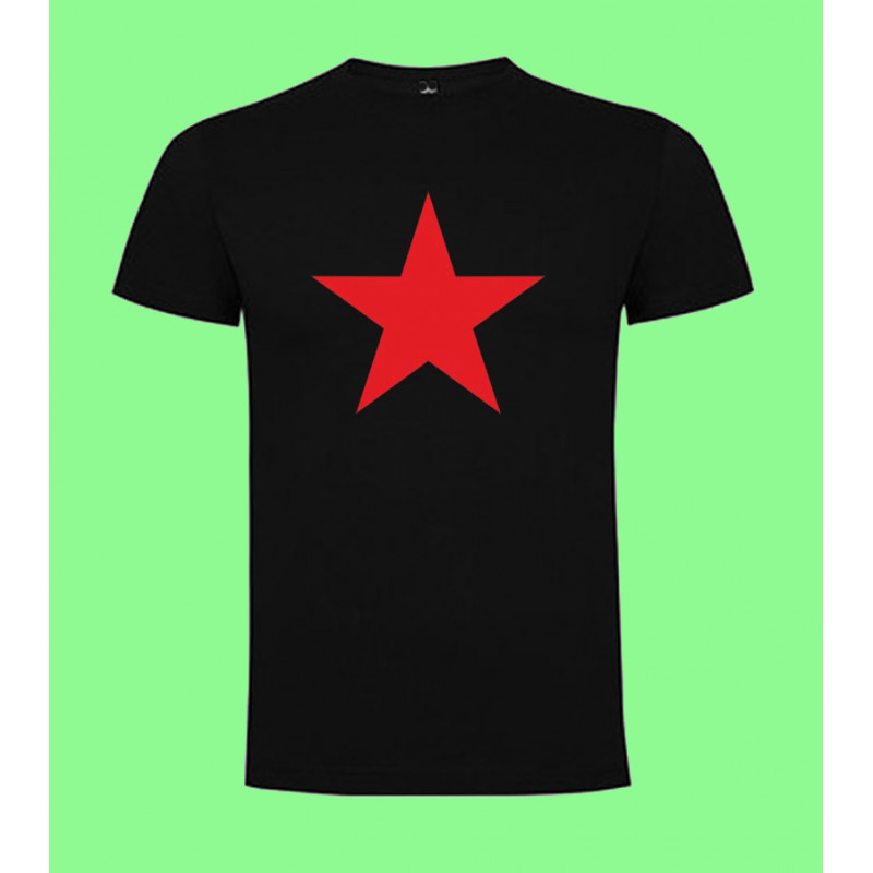 CAMISETA NIÑO ESTRELLA ROJA