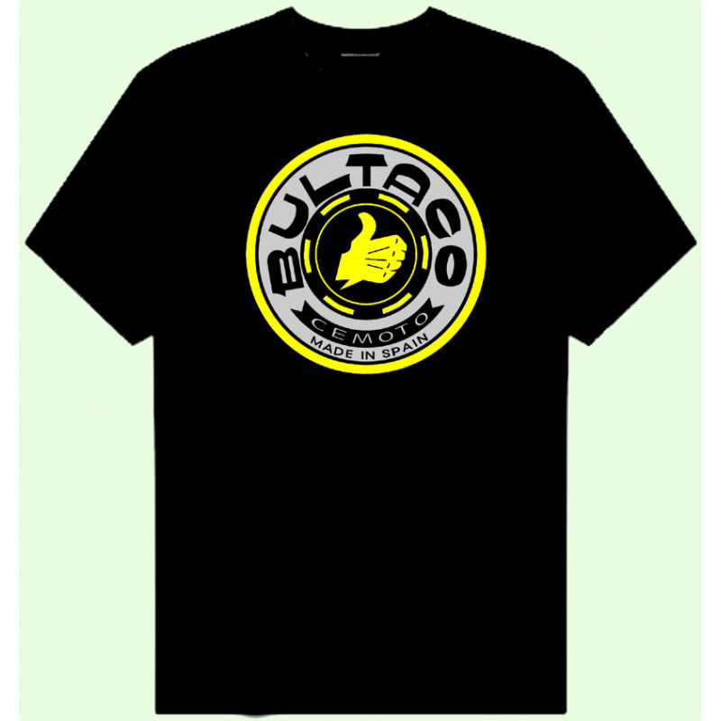 CAMISETA BULTACO PLATA