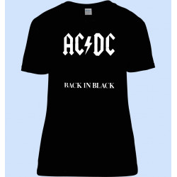 CAMISETA MUJER AC/DC BACK IN BLACK