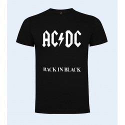 CAMISETA NIÑO AC/DC BACK IN BLACK