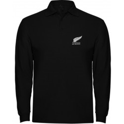 POLO MANGA LARGA ALL BLACKS