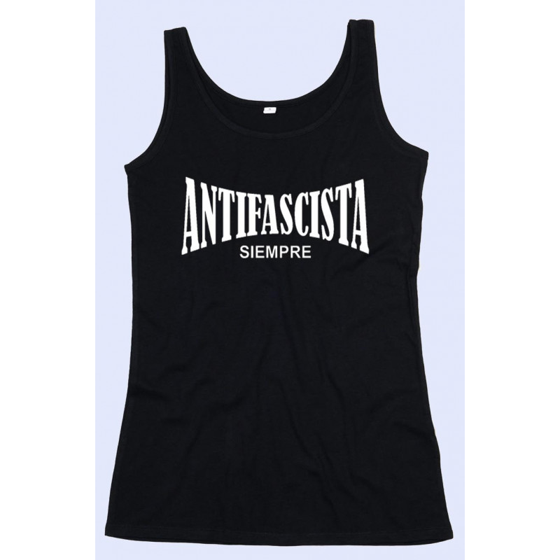 CAMISETA TIRANTES MUJER ANTIFASCISTA