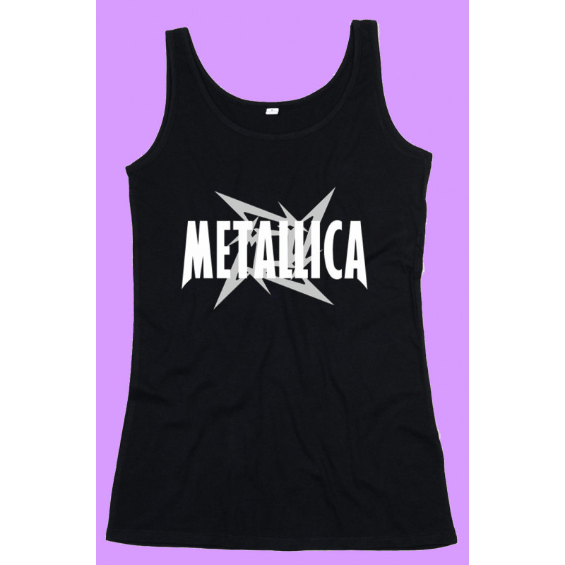 CAMISETA TIRANTES MUJER METALLICA