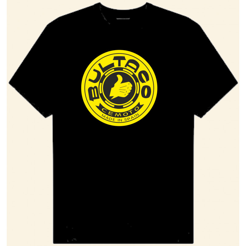 CAMISETA BULTACO AMARILLO