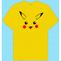 CAMISETA PIKACHU AMARILLA