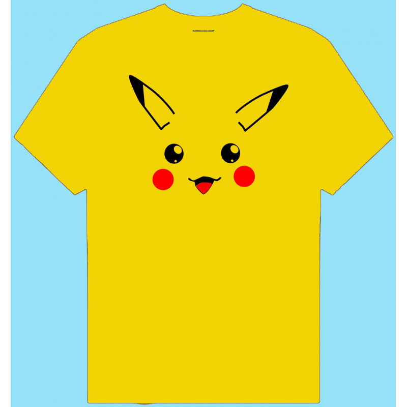 CAMISETA PIKACHU AMARILLA