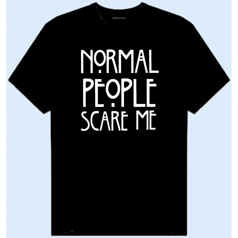 CAMISETA NORMAL PEOPLE SCARE ME