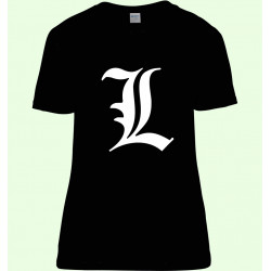 CAMISETA MUJER DEATH NOTE L