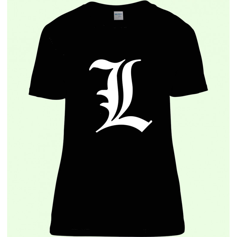 CAMISETA MUJER DEATH NOTE L