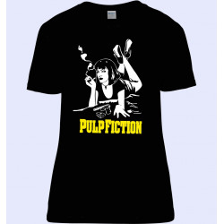 CAMISETA MUJER PULP FICTION